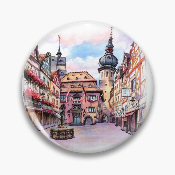Item preview, Cochem Market Square, Germany designed and sold by kavalenkavart.