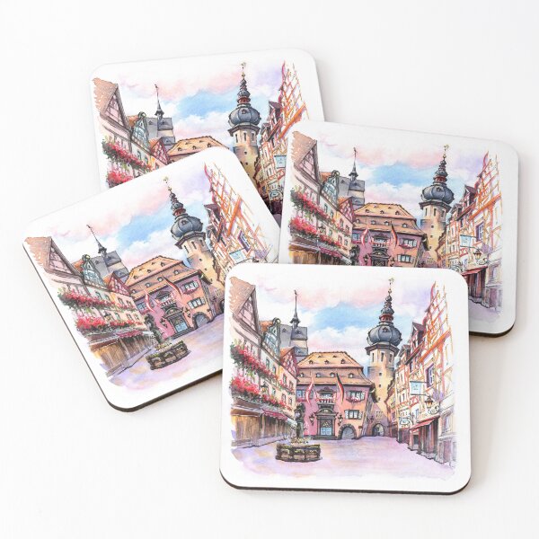 Item preview, Cochem Market Square, Germany designed and sold by kavalenkavart.