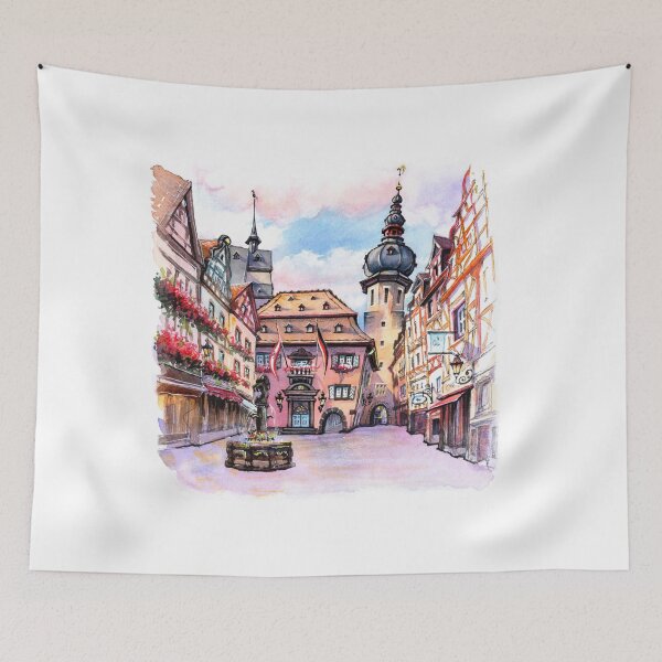 Item preview, Cochem Market Square, Germany designed and sold by kavalenkavart.