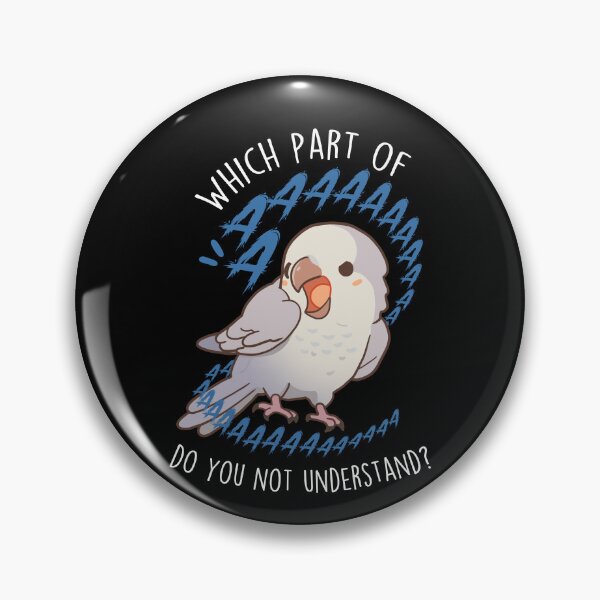 Item preview, Pallid Grey Quaker Parrot Aaaa designed and sold by Clara Hollins.
