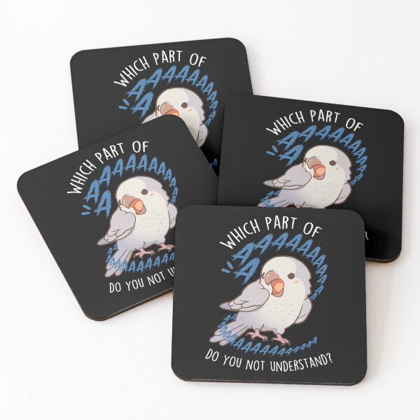 Item preview, Pallid Grey Quaker Parrot Aaaa designed and sold by Clara Hollins.