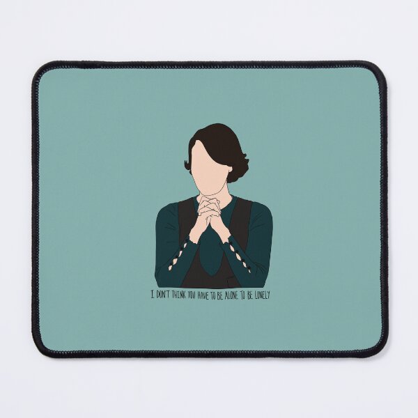 Item preview, "I Don't Think You Have To Be Alone To Be Lonely" Flea Bag Quote Print Design designed and sold by abldesign.