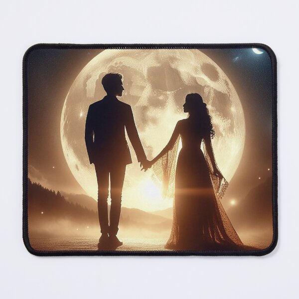 Item preview, Moonlit Embrace: A Gentle Dance of Love designed and sold by autrouvetout.