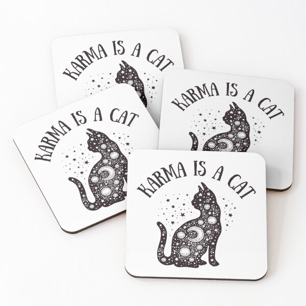 Item preview, Karma is a Cat designed and sold by KLWBDesigns.