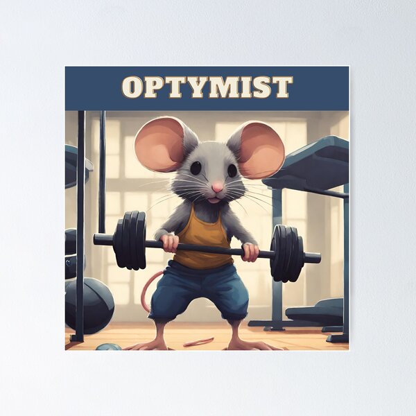 Item preview, Be optimistic designed and sold by Wiesława Smolińska.