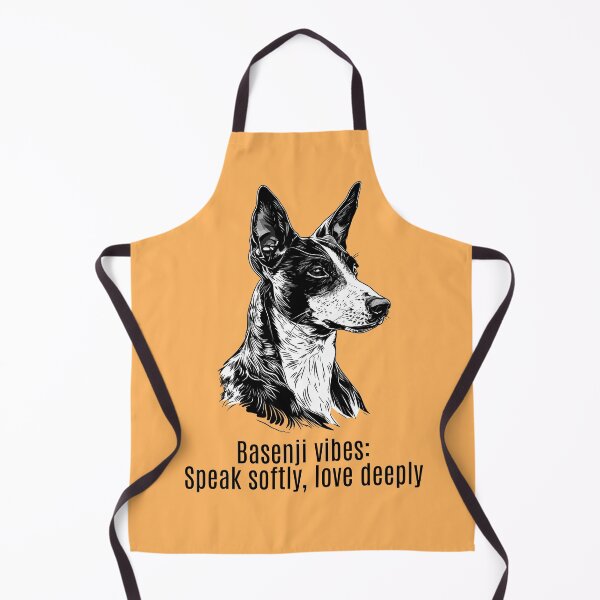 Item preview, Basenji vibes: Speak softly, love deeply designed and sold by Aleksandra Dovzhik.