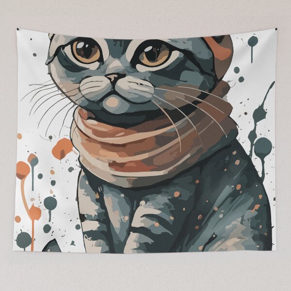 Item preview, painter cat designed and sold by Klaerika.