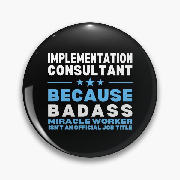 Item preview, Implement Consultant - Badass Miracle Worker designed and sold by StealthFandom.