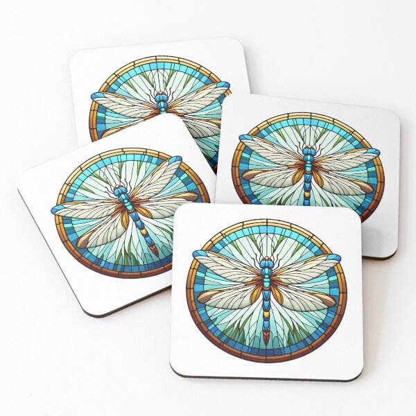 Item preview, Dragonfly Stained Glass designed and sold by Delamoon.