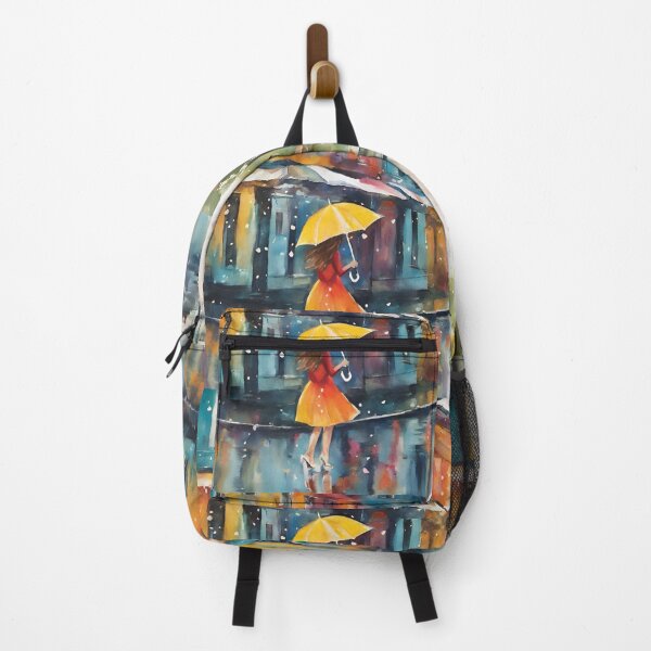 Item preview, Woman In The Rain With Umbrella designed and sold by echowood26.