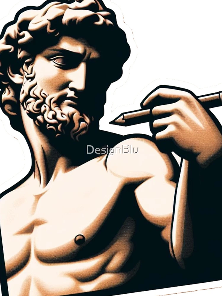 Thumbnail 4 of 4, iPhone Case, Sticker Renaissance designed and sold by DesignBlu.