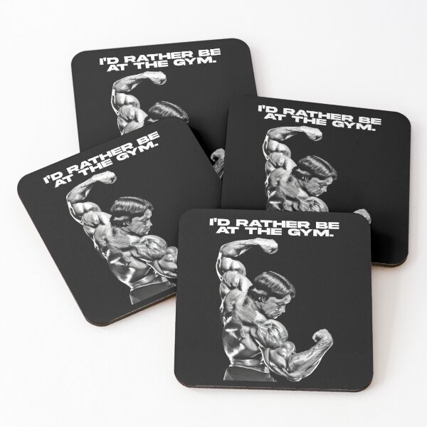 Item preview, I'd rather be at the gym. Arnold Schwarzenegger Fan art. designed and sold by HuzaifaNaveedh.