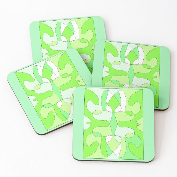 Item preview, pattern green turquoise tones designed and sold by azet-art.