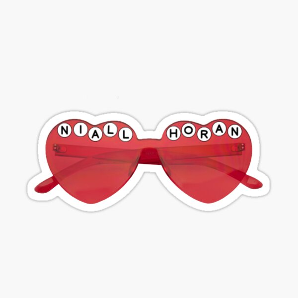 Artikel-Vorschau von Niall Horan Sonnenbrille mit rotem Herz, designt und verkauft von CraftyKayla26.