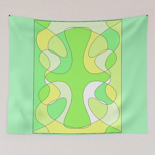 Item preview, pattern green turquoise tones designed and sold by azet-art.