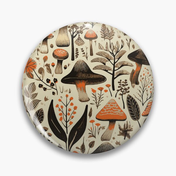 Item preview, Woodland Mushroom Pattern  designed and sold by Deepestblue.
