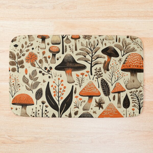 Item preview, Woodland Mushroom Pattern  designed and sold by Deepestblue.