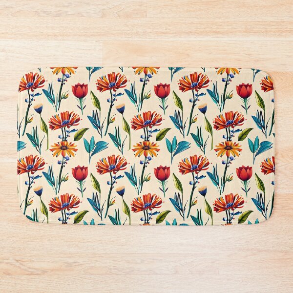 Item preview, Floral Art Elegant & Royal Tulip Budding Wildflowers Pattern 2X designed and sold by Zeporas Castle.