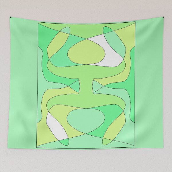 Item preview, pattern green turquoise tones designed and sold by azet-art.