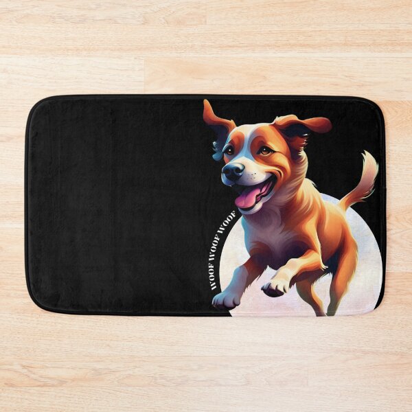 Item preview, Blossom Bound: Joyful Dog Leaps Free designed and sold by mftees.
