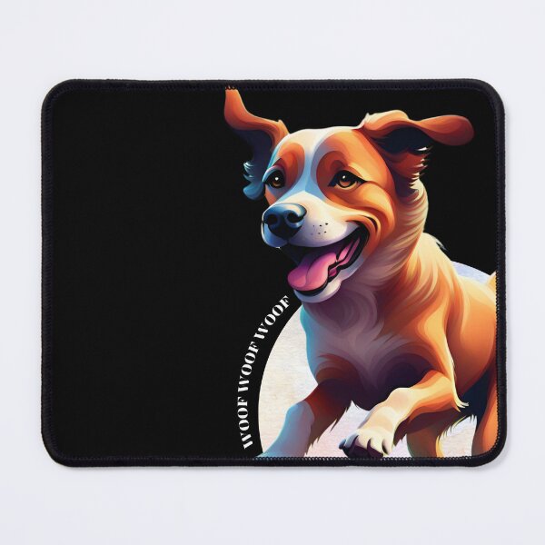 Item preview, Blossom Bound: Joyful Dog Leaps Free designed and sold by mftees.