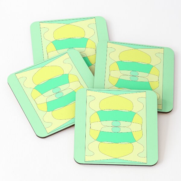 Item preview, pattern green turquoise tones designed and sold by azet-art.