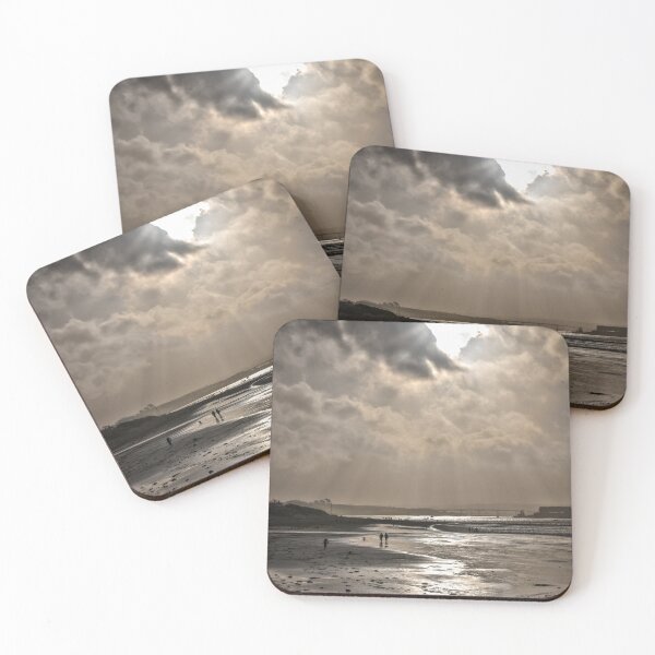 Item preview, winter bridge on the devon beach designed and sold by JoeEJackson.