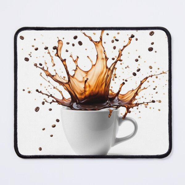 Item preview, Coffee Splash Art Pattern designed and sold by Simplybe1.