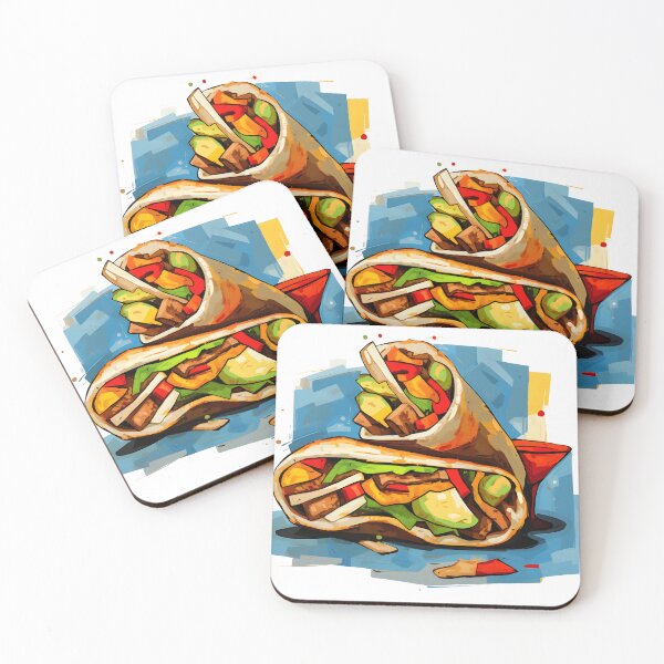 Item preview, Gastronomic Mosaic- Abstract Symphonies with Grilled Chicken and Beef designed and sold by OlfactoART Studio.