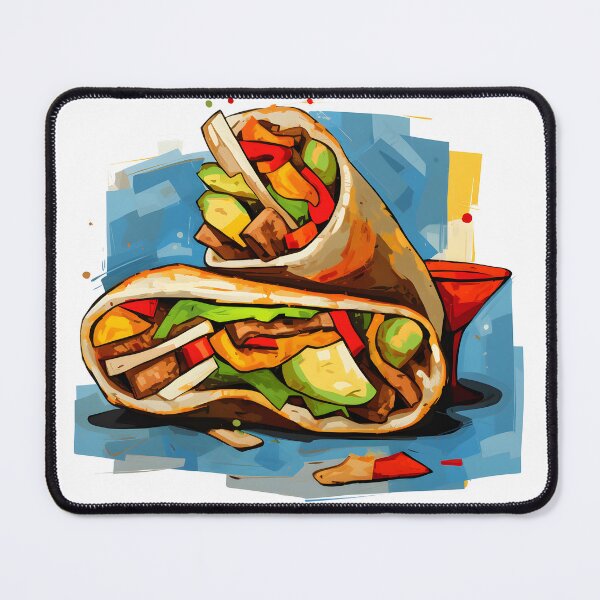 Item preview, Gastronomic Mosaic- Abstract Symphonies with Grilled Chicken and Beef designed and sold by OlfactoART Studio.