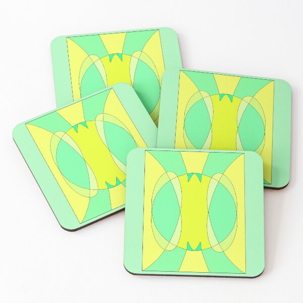 Item preview, pattern green turquoise tones designed and sold by azet-art.