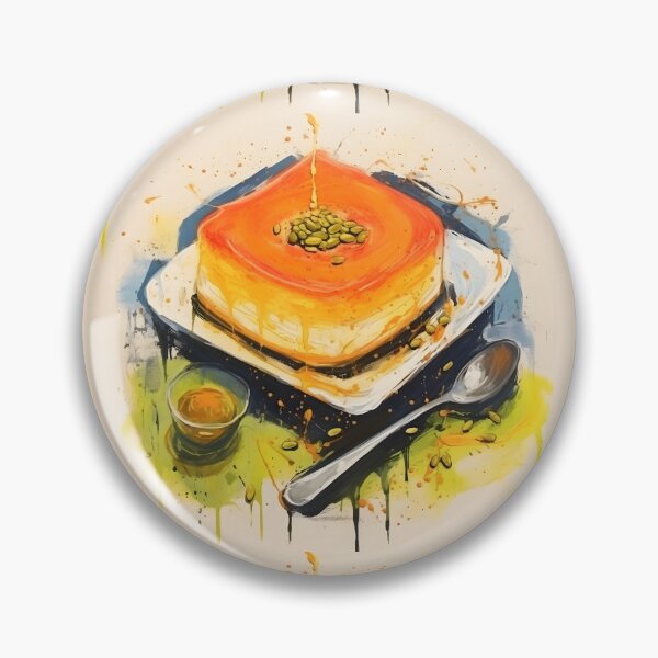 Item preview, Sweet Geometrics- Abstract Kunafa in Culinary Cubism Pop Art designed and sold by OlfactoART Studio.