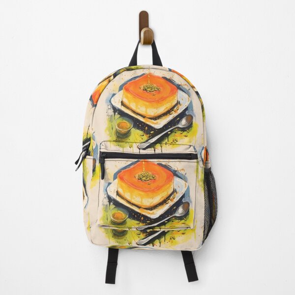 Item preview, Sweet Geometrics- Abstract Kunafa in Culinary Cubism Pop Art designed and sold by OlfactoART Studio.