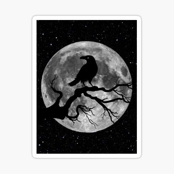 Item preview, Lunar Crow designed and sold by Pixiejim.