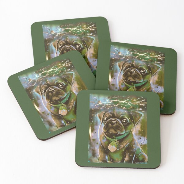 Item preview, Pug HAPPY HOLIDAYS 135 NEW YEARS DAY CAMOFLAUGE designed and sold by RedBluffTraders.