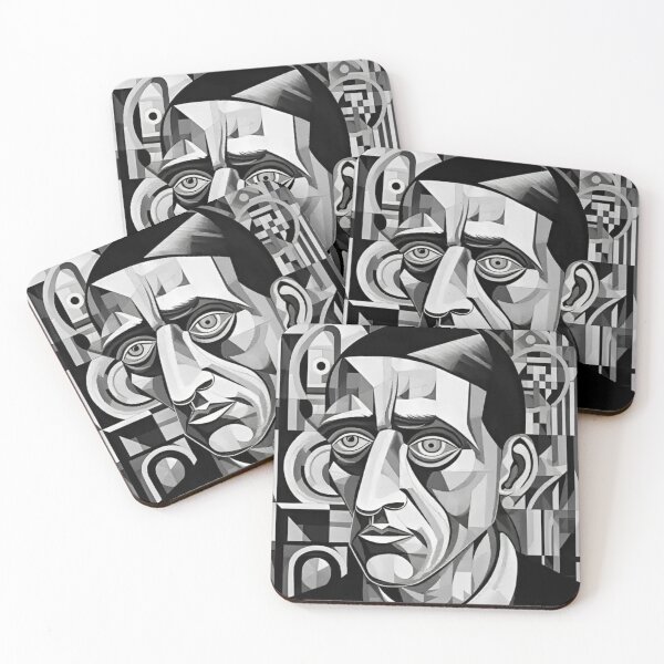 Item preview, cubist portrait designed and sold by Ricardo Rodríguez Pérez.