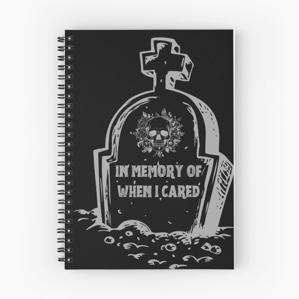 Item preview, IN MEMORY OF WHEN I CARED designed and sold by BootsNCatsStore.