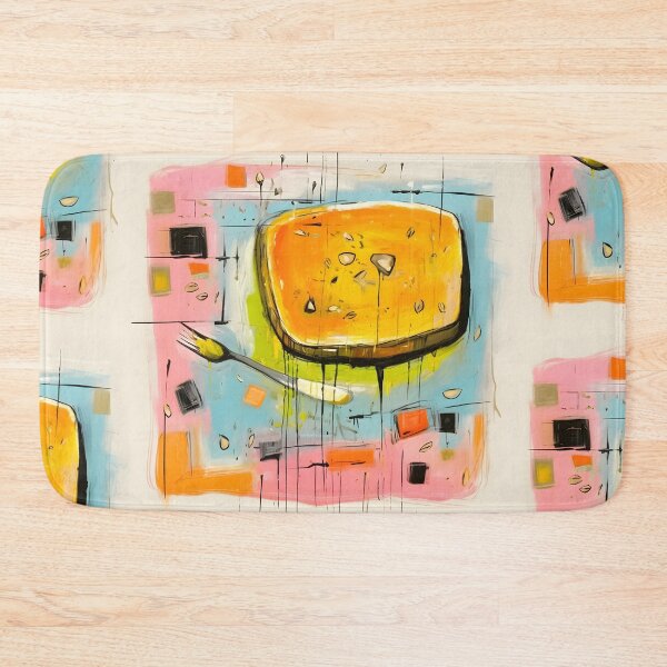 Item preview, Layers of Delight- Pop Art Fusion in the Abstract Expressionist World of Kunafa designed and sold by OlfactoART Studio.