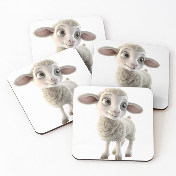 Item preview, Cute Cartoon Lamb, 3D Lamb, Sheep designed and sold by Lumora.Studio.