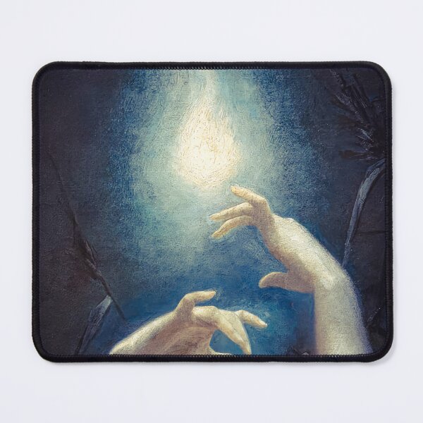 Item preview, Close up of Will O' The Wisp by Lev Lerch 1888 designed and sold by Arwen-Art.