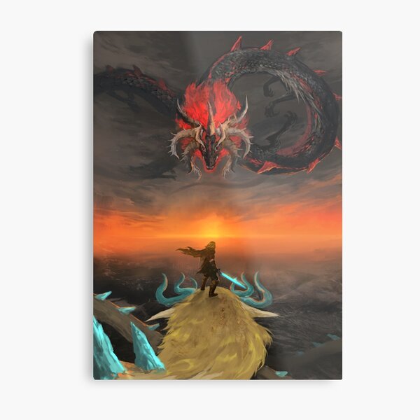 Ancient Brass Dragon Note' Poster, picture, metal print, paint by Dungeons  and Dragons