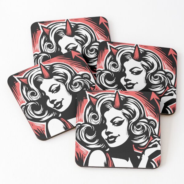 Item preview, Retro Devil Girl designed and sold by Texterns.