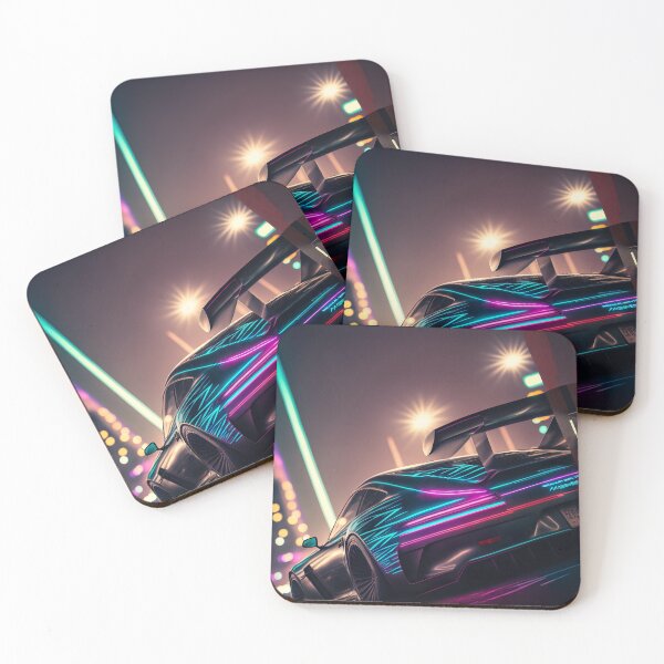 Item preview, Copy of Neon Velocity: Abstract Porsche GT3 Inspired Artistry designed and sold by iQuorra.
