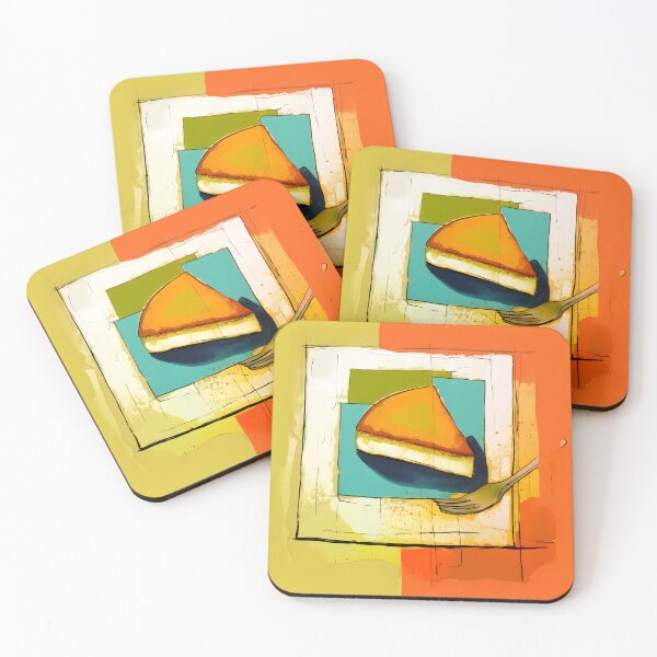 Item preview, Surreal Cubist Sweetness- Pop Art Harmony in the World of Kunafa Abstract Expressionism designed and sold by OlfactoART Studio.