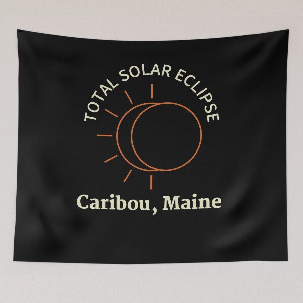 Item preview, Total Solar Eclipse Caribou, Maine April 8th 2024 designed and sold by MimsTees.