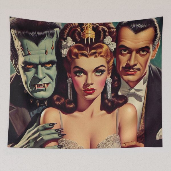 Item preview, Vintage Horror Illustration designed and sold by PulpVintage.