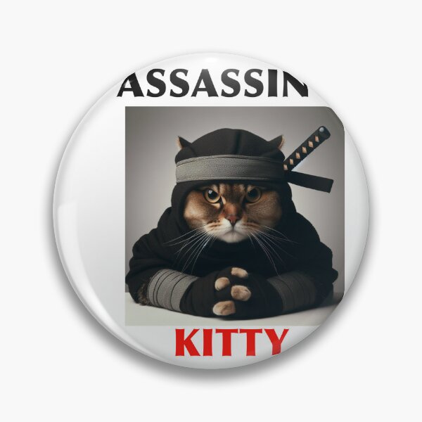 Item preview, Cat assassin ninja cat designed and sold by Jam3x.