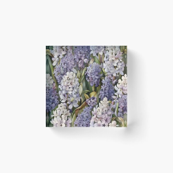 Item preview, Hyacinths Pattern designed and sold by HOMETOWN86.