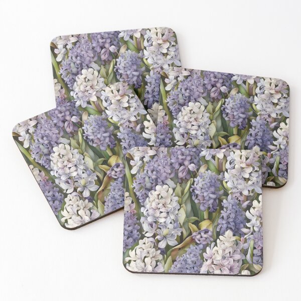 Item preview, Hyacinths Pattern designed and sold by HOMETOWN86.