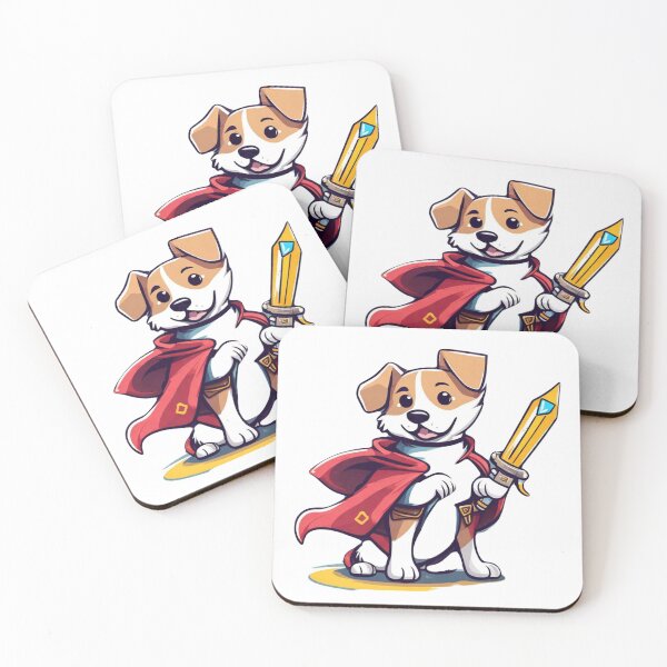 Item preview, Depict dogs with power-ups or gaming-themed accessories, such as a dog wearing a cape or wielding a virtual sword for extra fun. designed and sold by Ilyanaboutique.